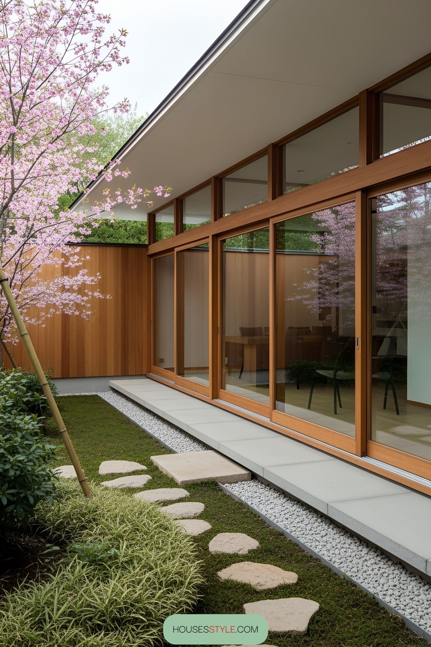 21. A Modern Home With Sakura Charm