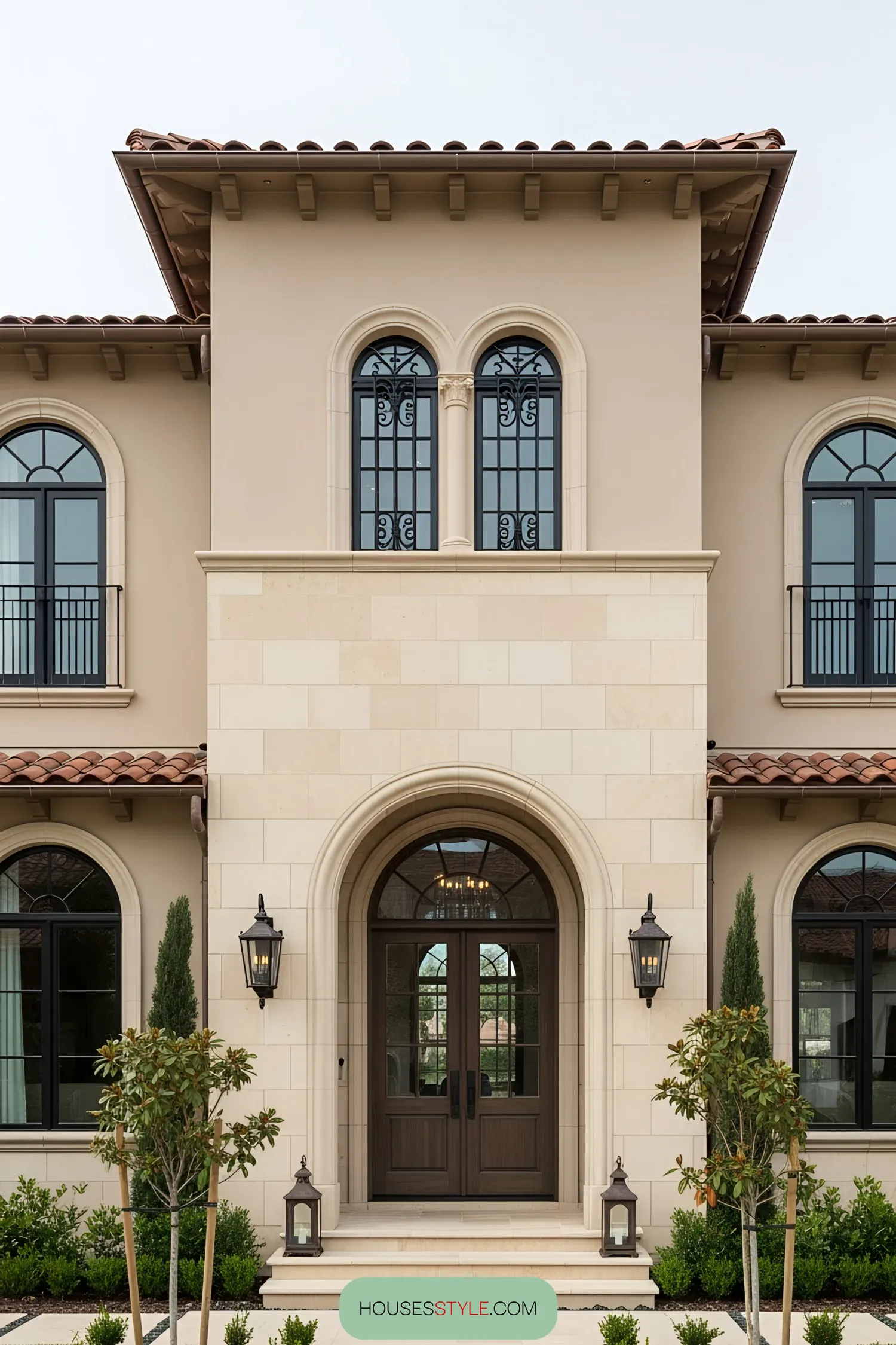 Mediterranean Paradise With Graceful Arches