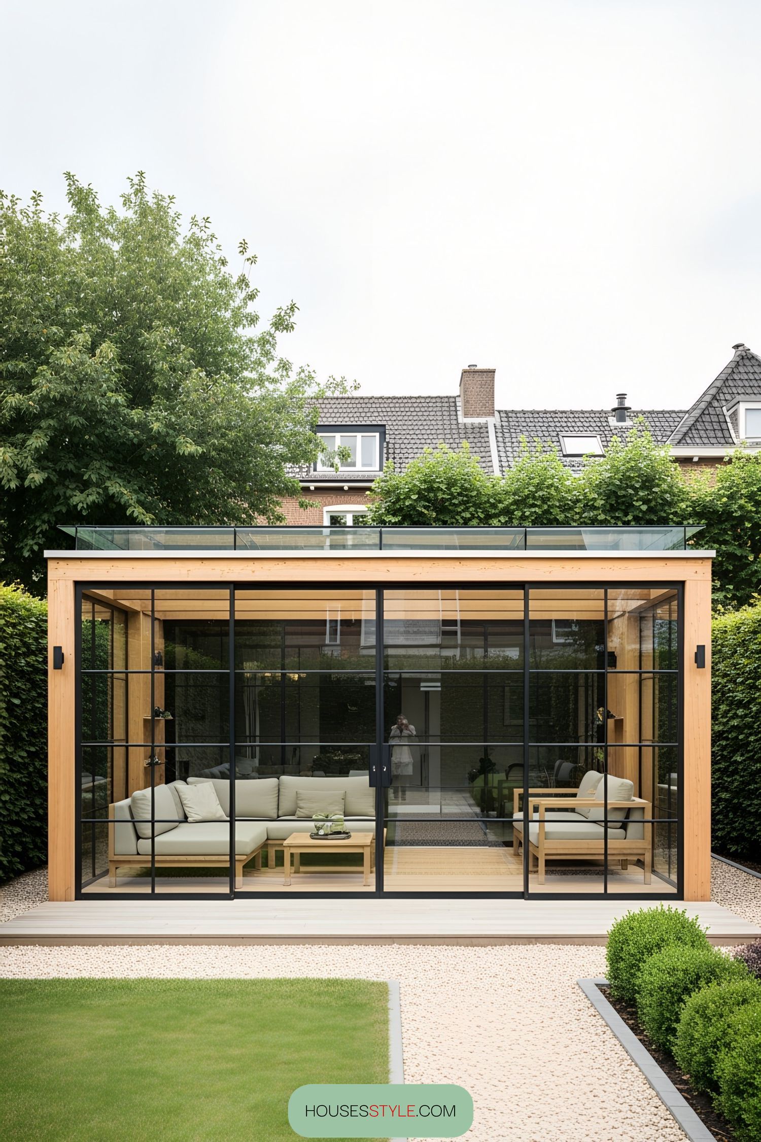Glass Terrace Retreat for Lazy Afternoons