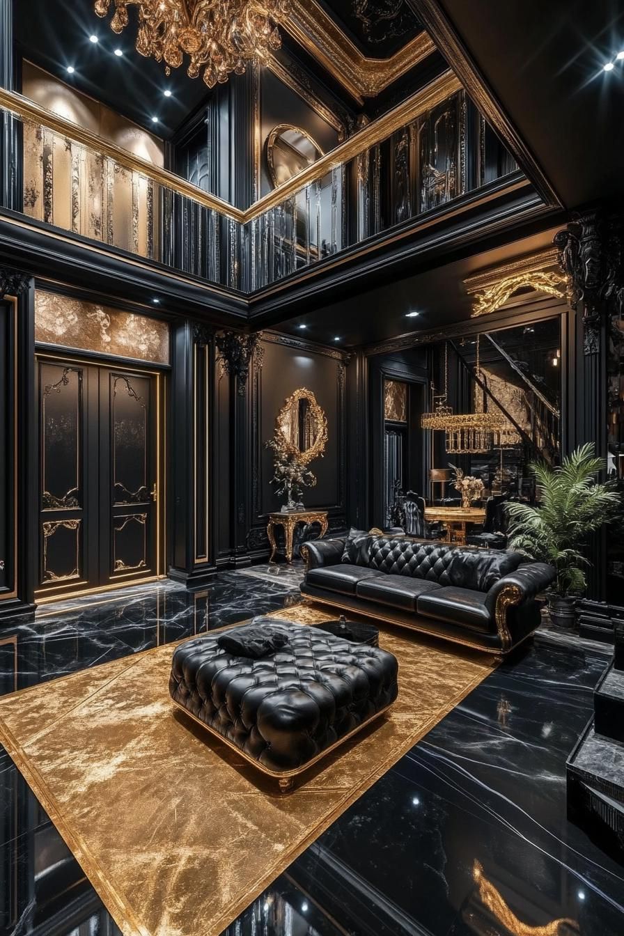 Baroque Estate With Gold and Mahogany - photo 4