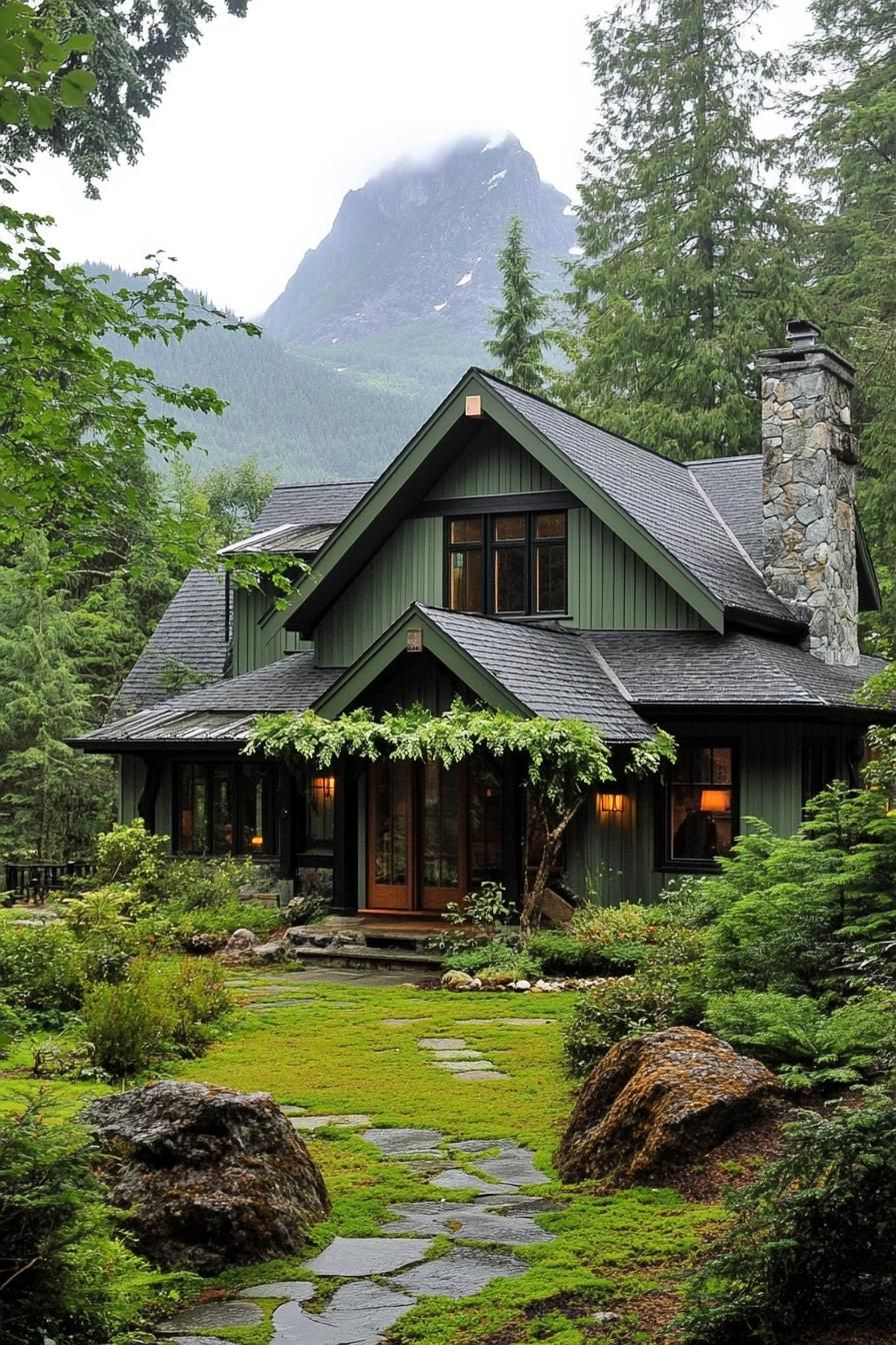 Green Gradient Exterior With Ivy Trellis - photo 4