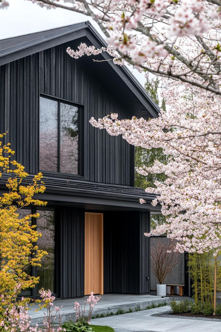 Shou Sugi Ban Siding on a Japanese-inspired Timber Frame - photo 2