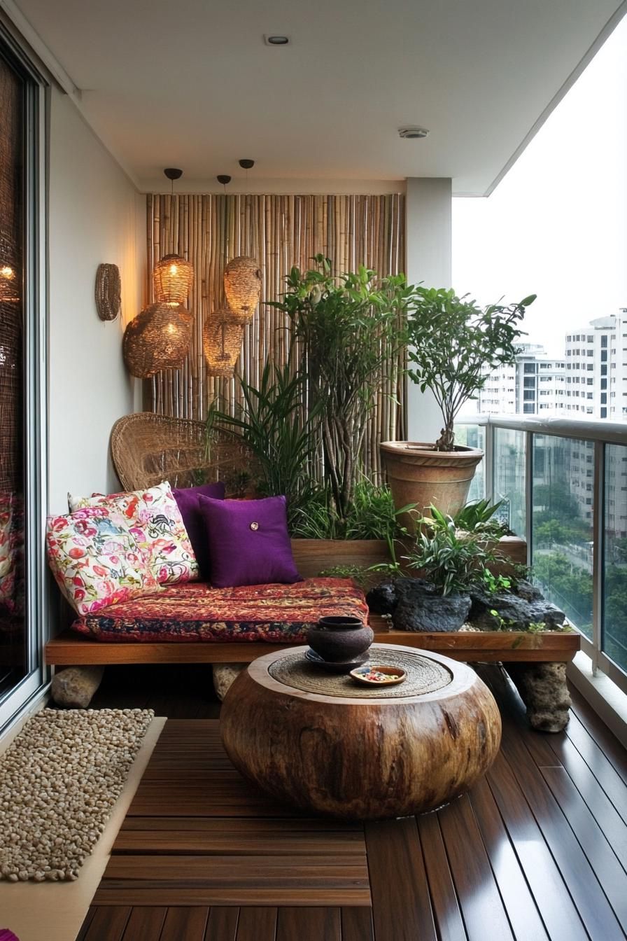Zen-inspired Balcony With a Mini Garden - photo 3