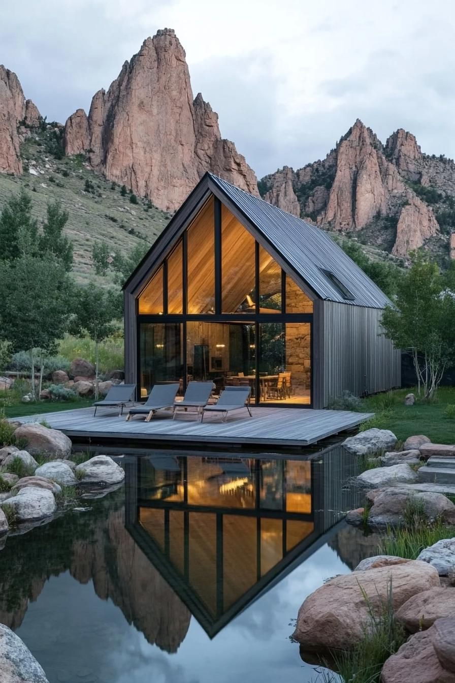Mountain Cabin With Outdoor Deck