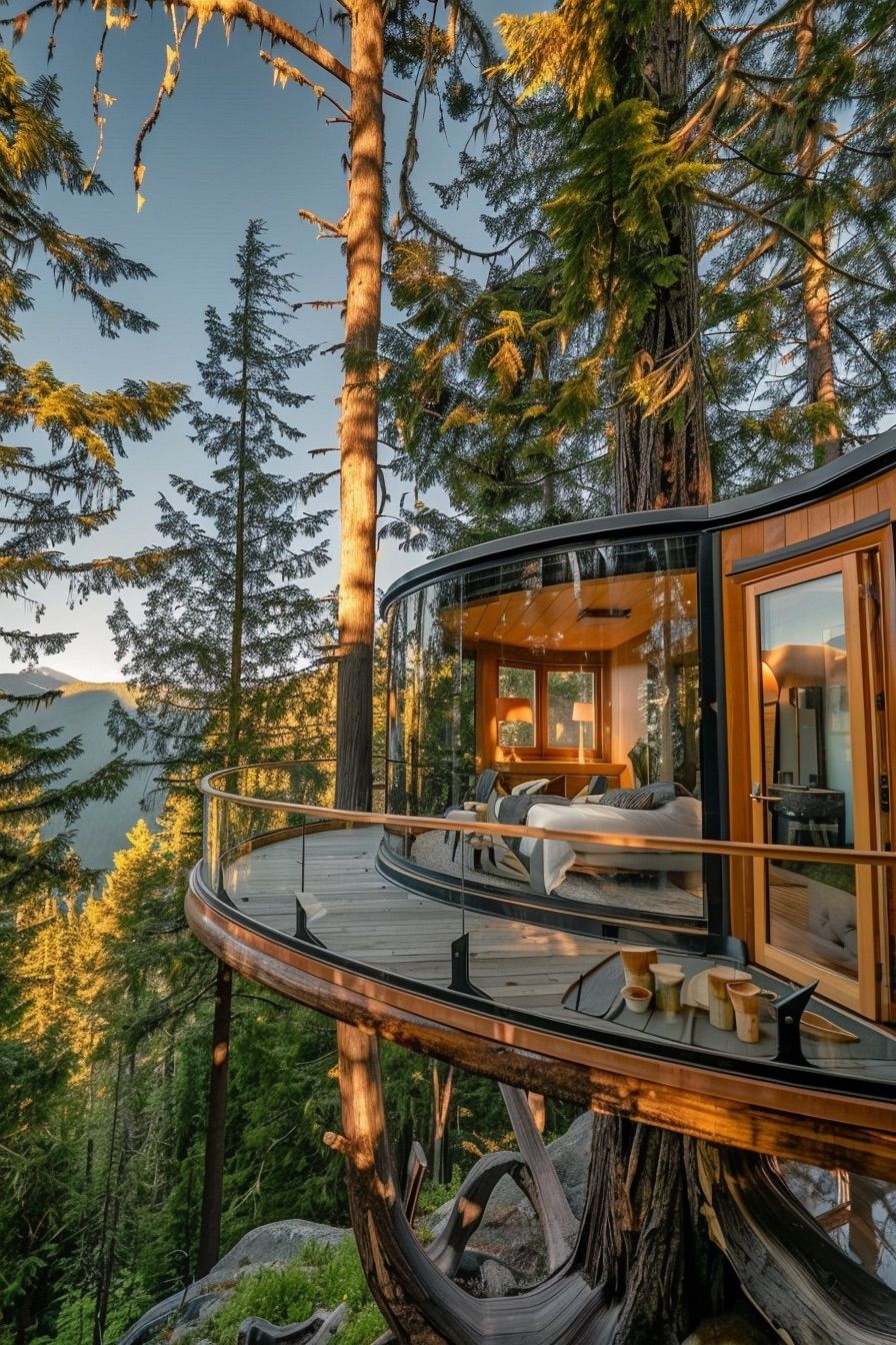 Spinning Treehouse Cabin Design - photo 2