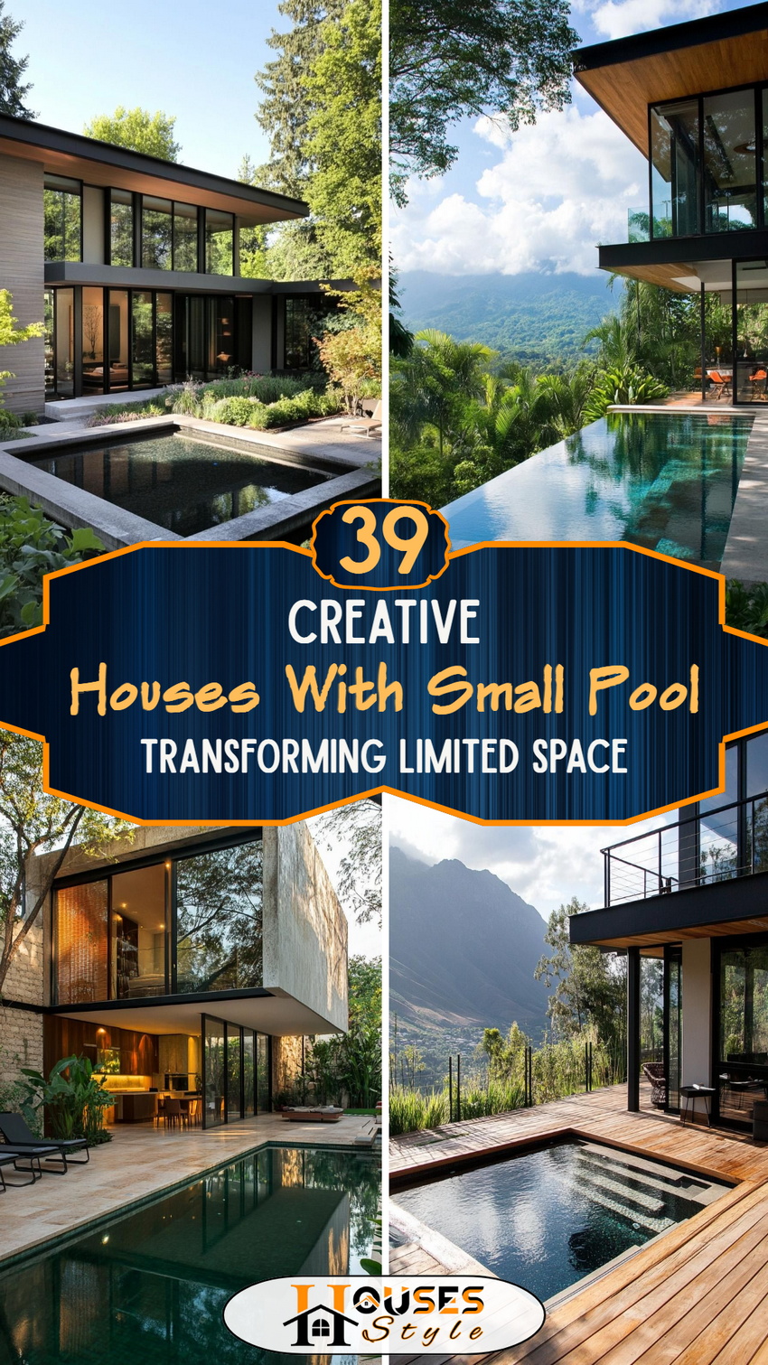 39 Creative Houses with Small Pool