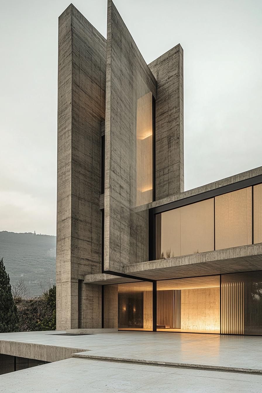 Minimalist Concrete Bastion Style - photo 2