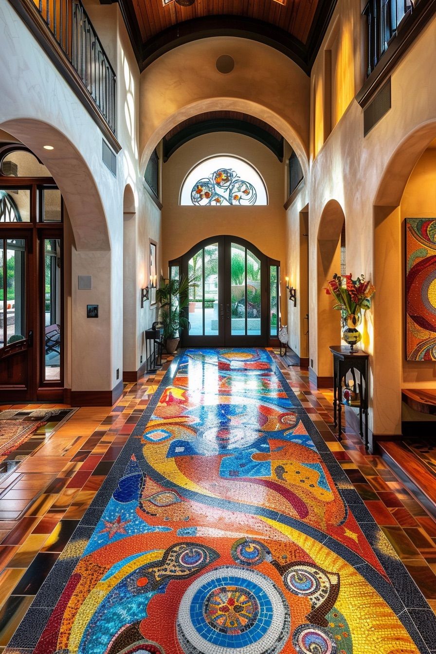 Hand-painted Tile Murals