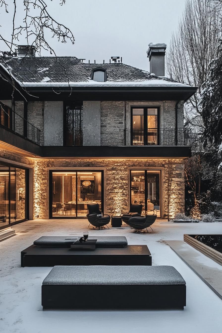 Timber Chateau Courtyard Design - photo 4
