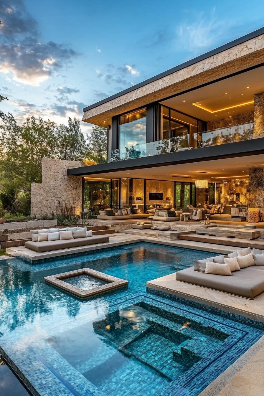 Swimming Pool With Submerged Seating - photo 2