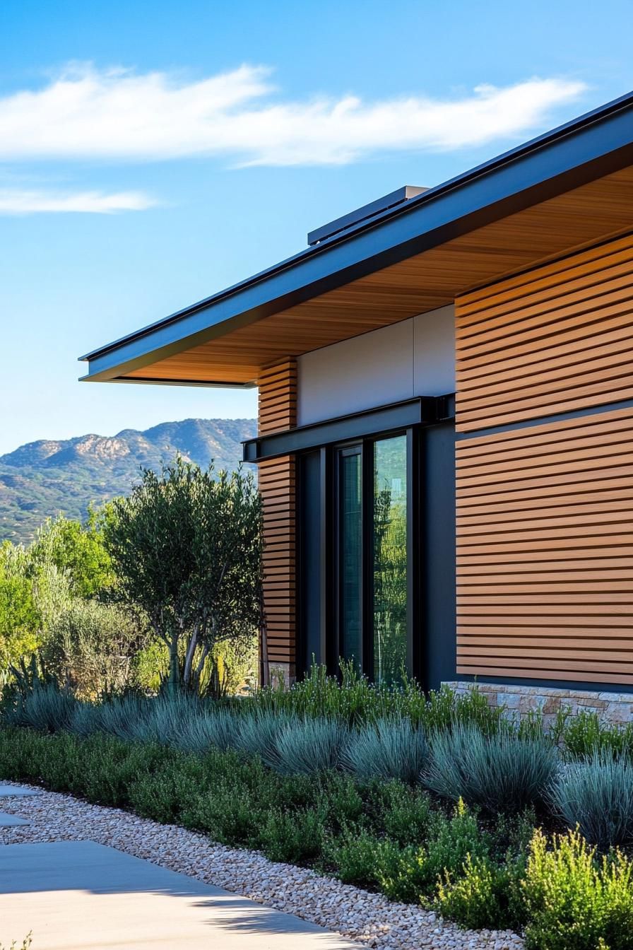 Wood Slat Details Paired With Steel Trim - photo 2