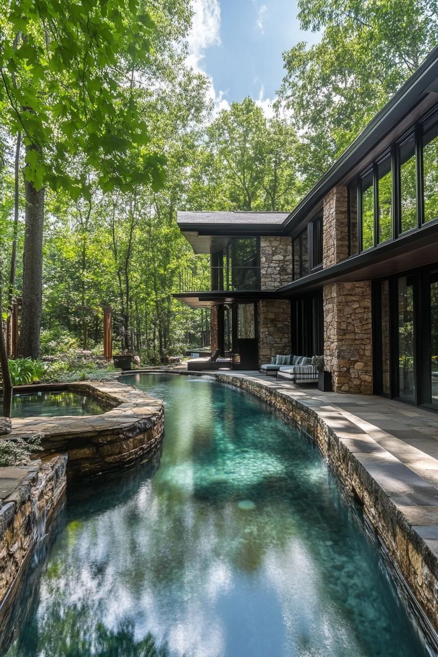 4) Natural Stone Lagoon Pool - photo 3