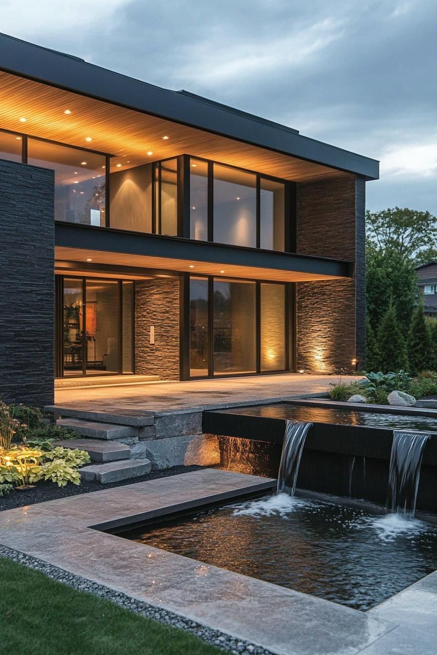 Floating Roof Design With Hidden Lighting - photo 3