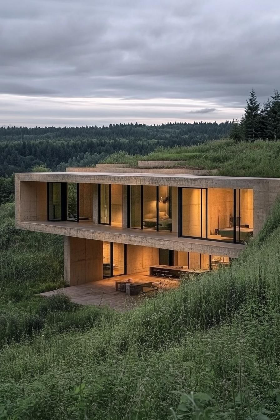 Glass Walls That Frame the View