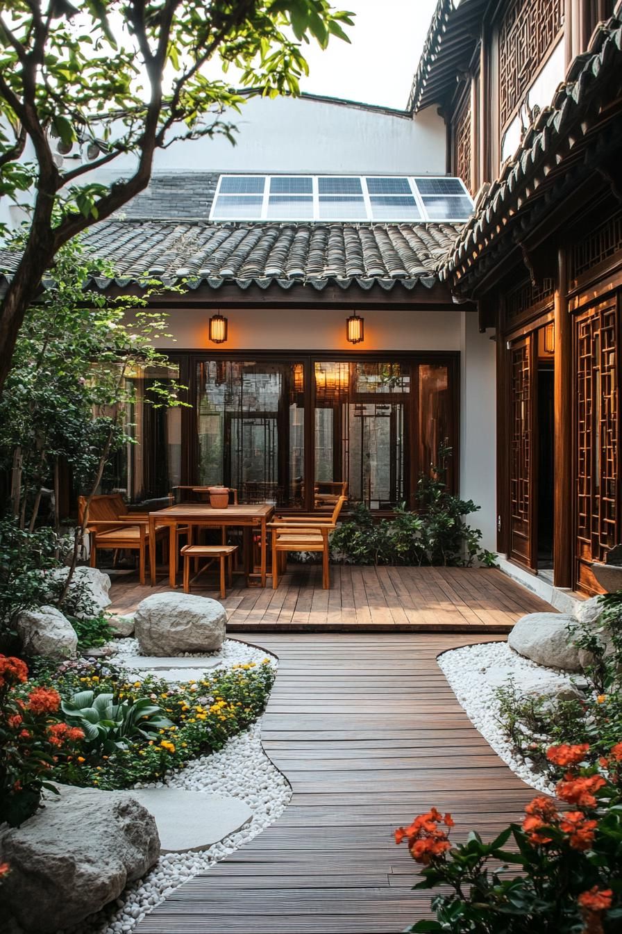 Solar-Powered Courtyards For Eco Living - photo 3