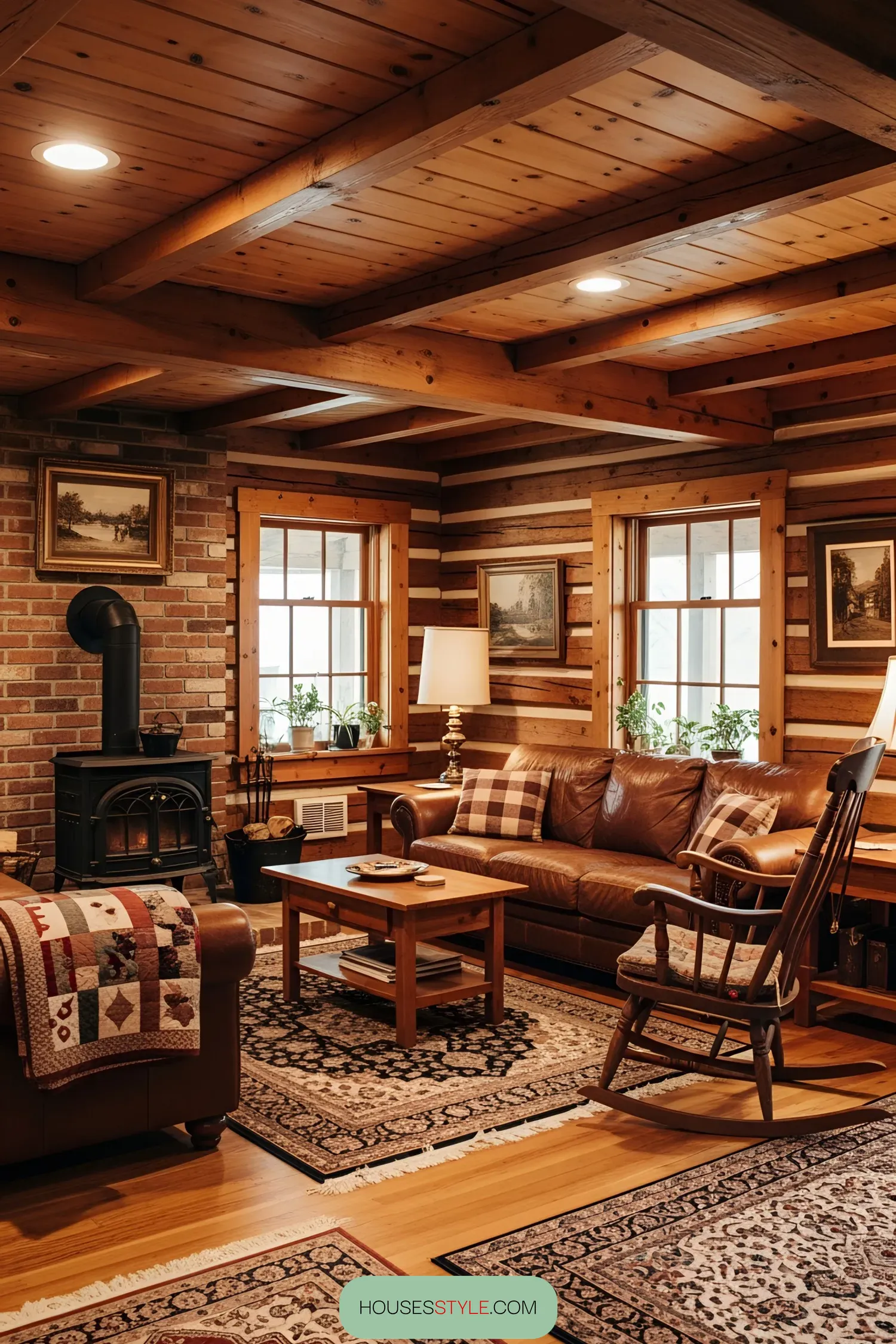 A Warm Retreat for Fireside Evenings