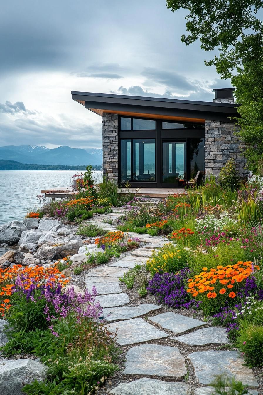 A Small House With Serious Visual Impact