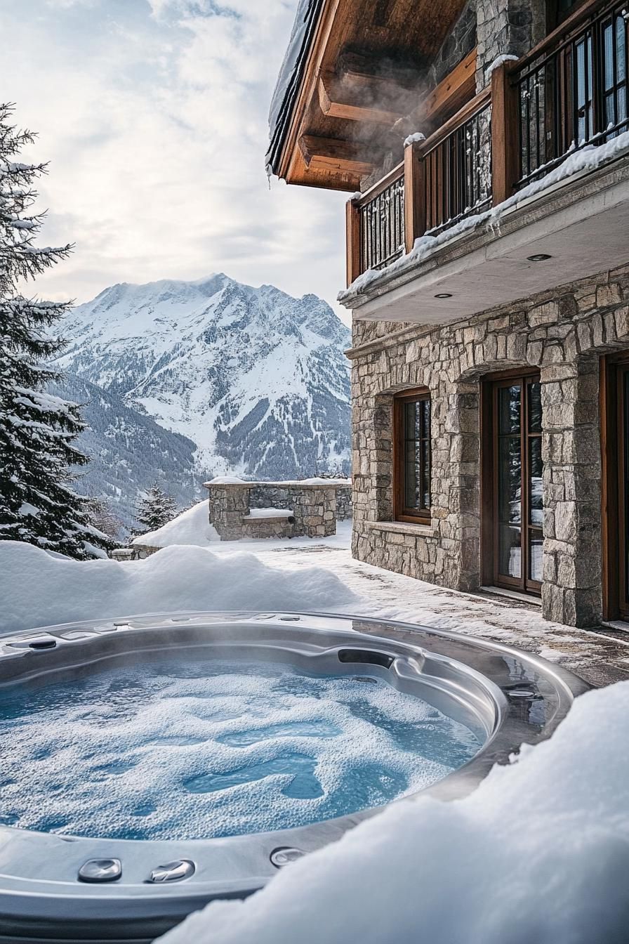 Alpine Chalet With an Indoor Spa
