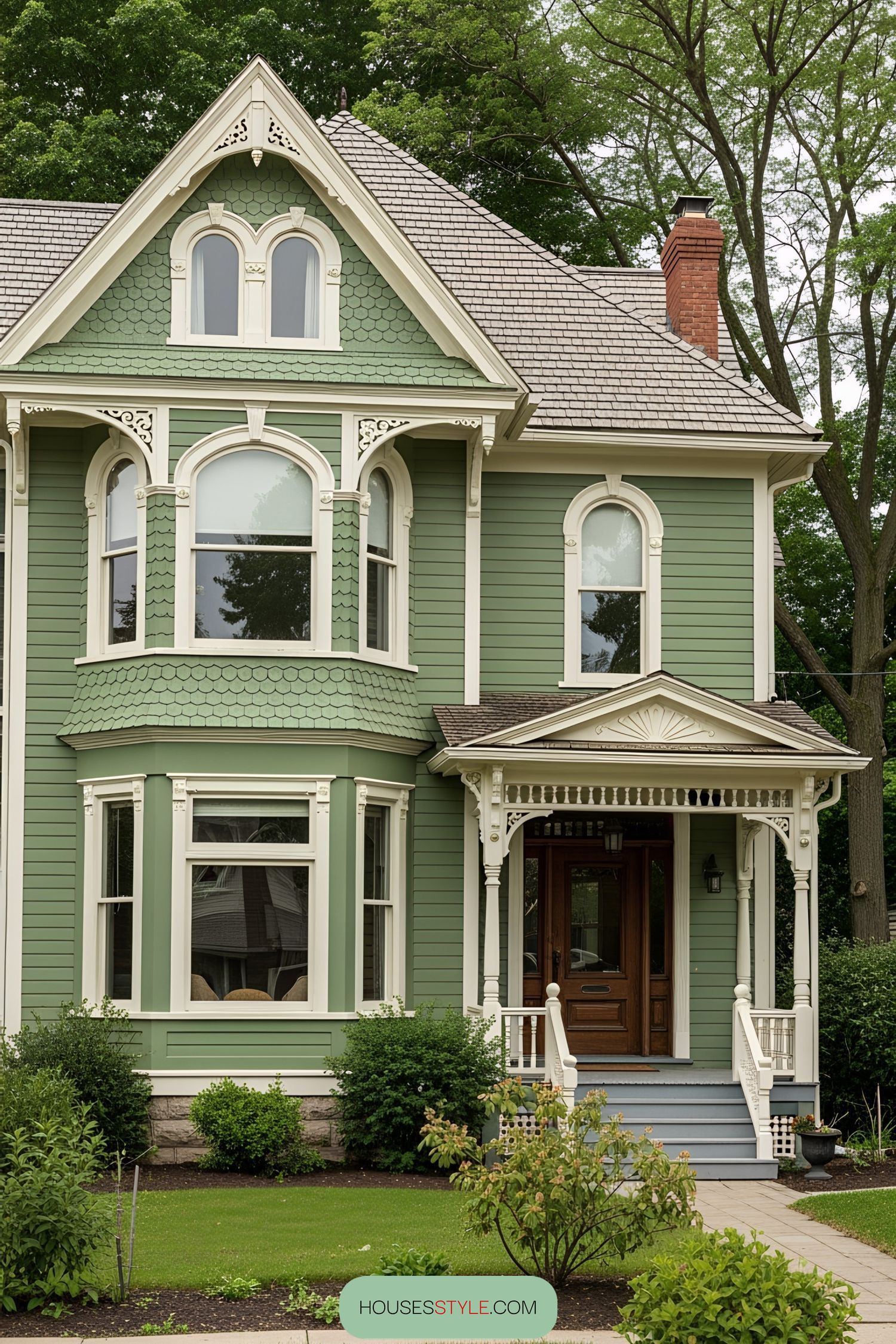 Mossy Manor: A Victorian Showpiece