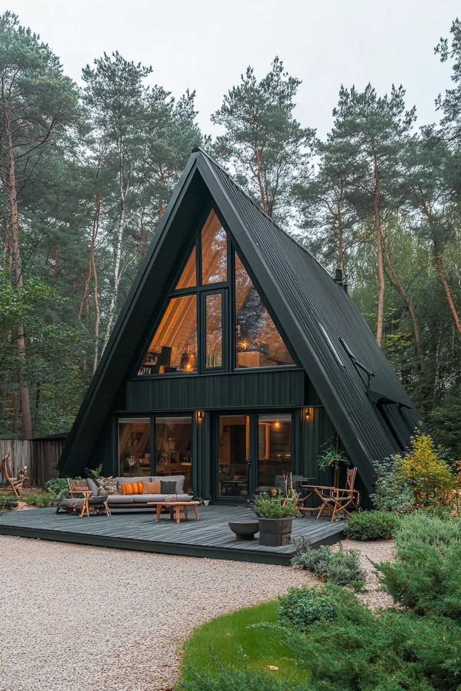 A-Frame Design with Large Eaves - photo 3