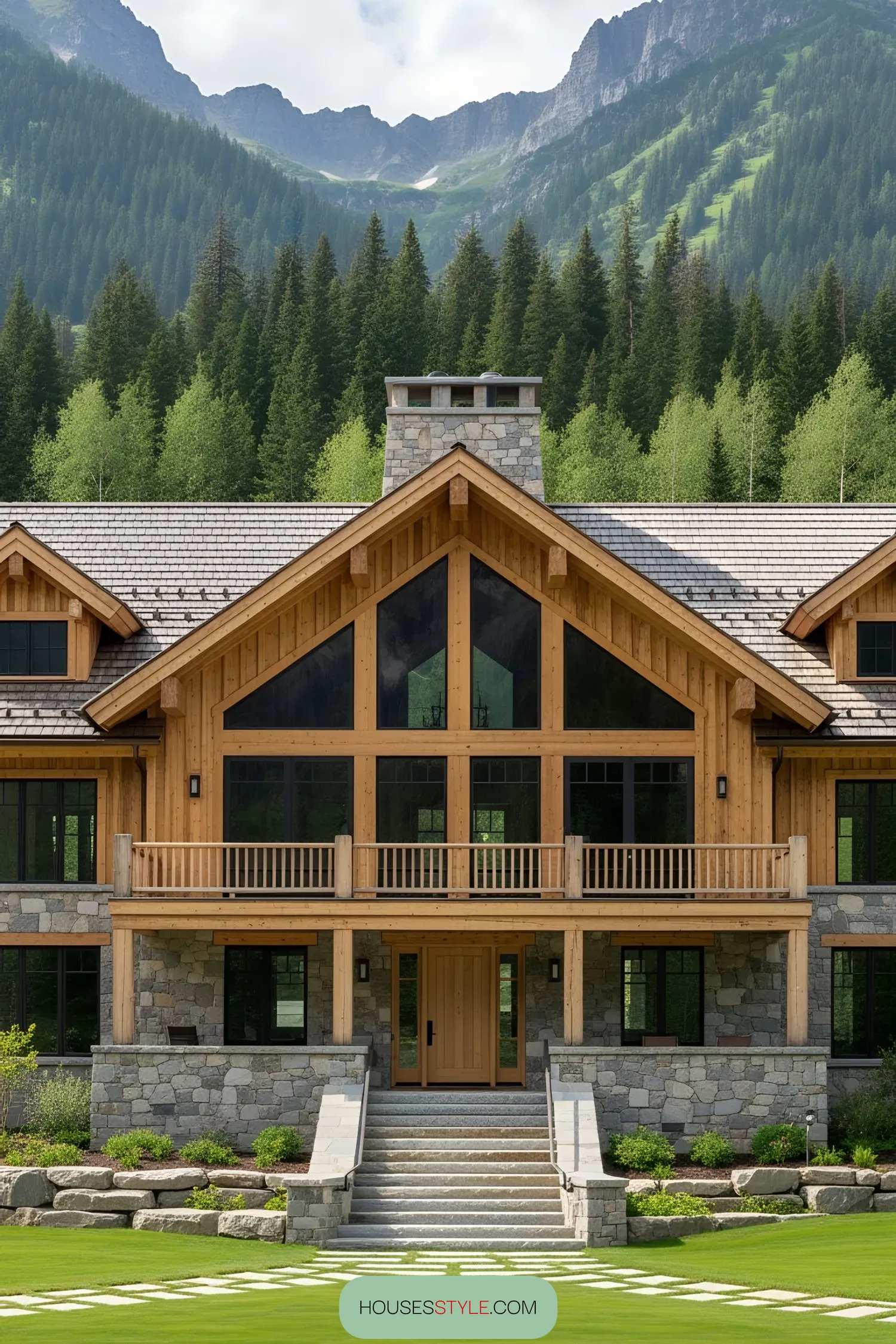 Stone Cabin Retreat Among the Trees