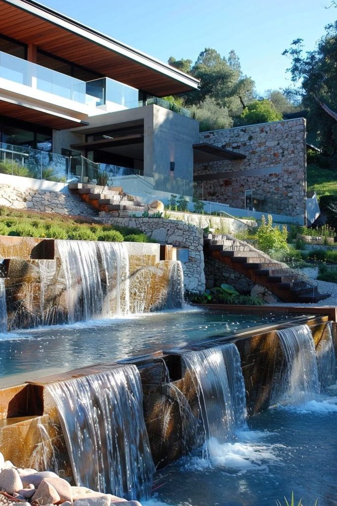 Cascading Water Features