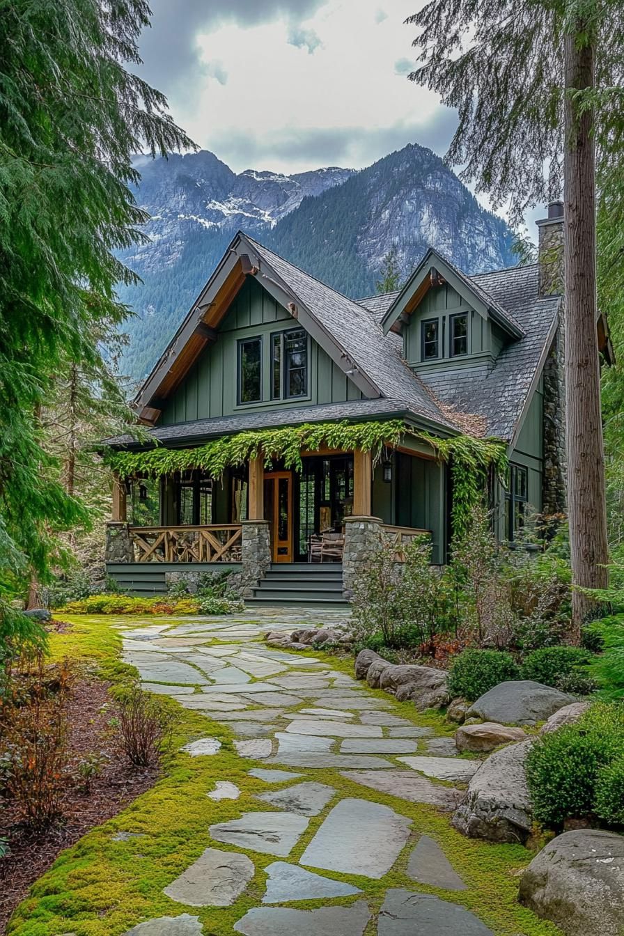 Green Gradient Exterior With Ivy Trellis - photo 2