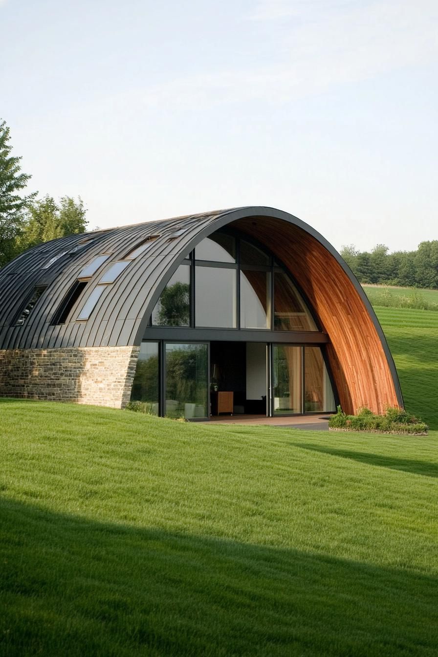 Going Bold With a Curved Metal Roof - photo 2