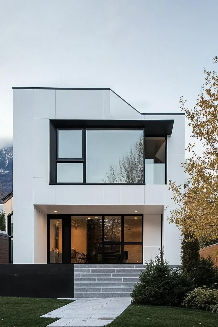 Contemporary Cubes With Glass Walls