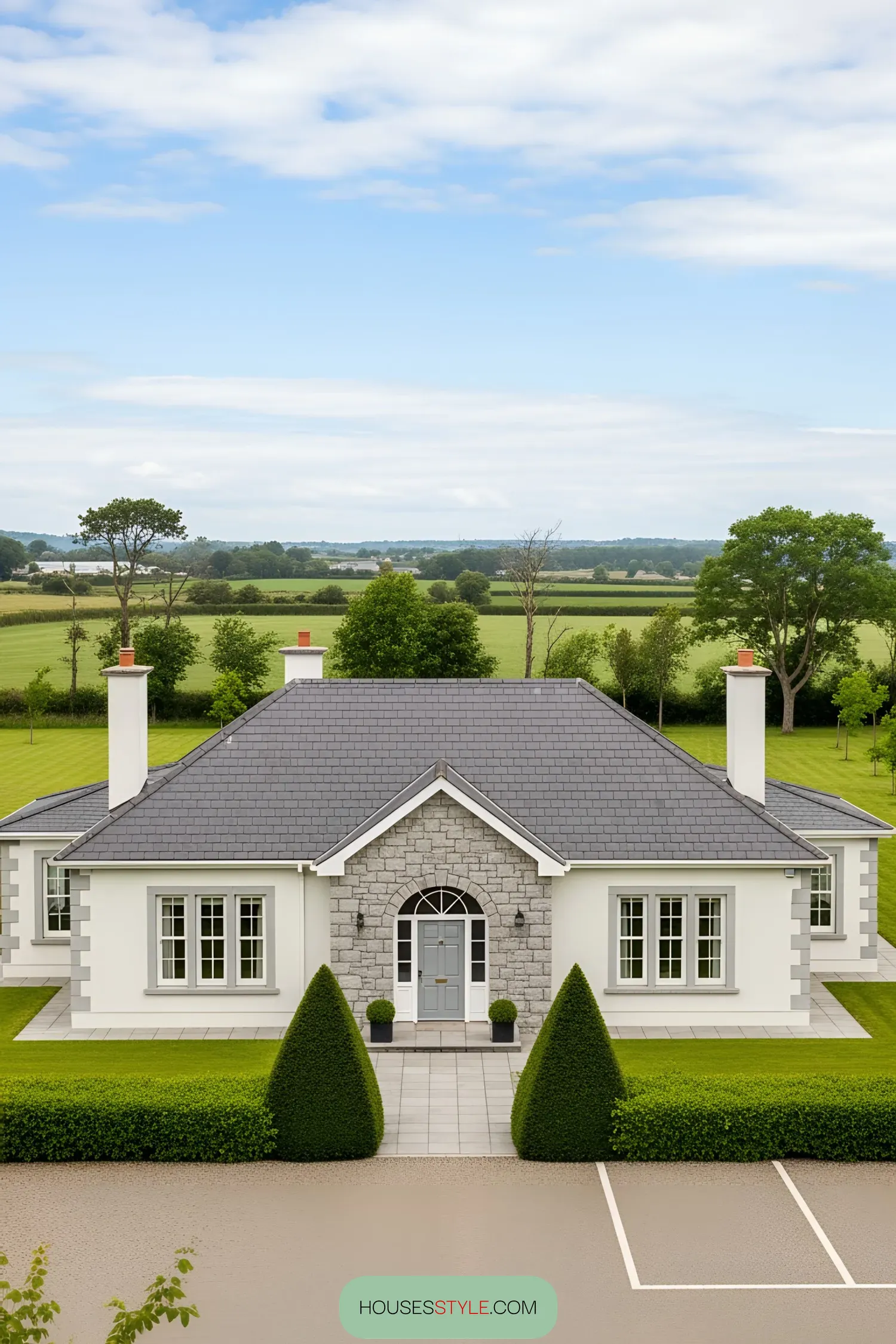 A Dreamy Stone-Crafted Irish Bungalow
