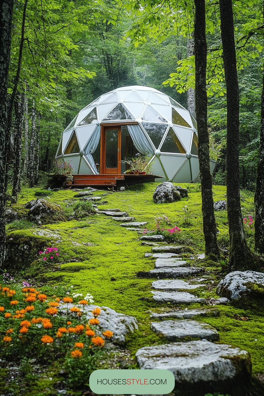 Geodesic Dome With a Forest Glade - photo 4