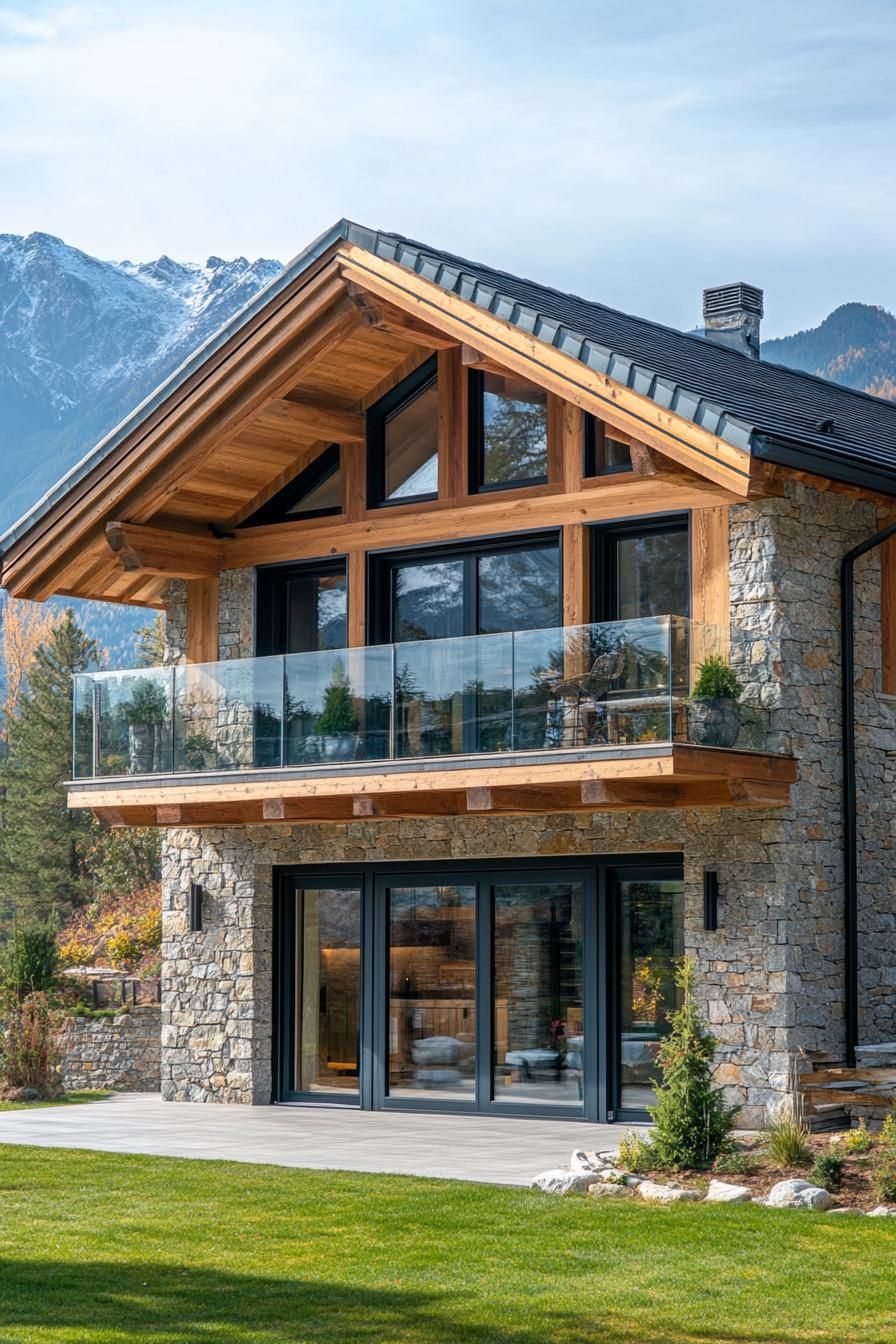 A Modern Chalet With Sweeping Mountain Views