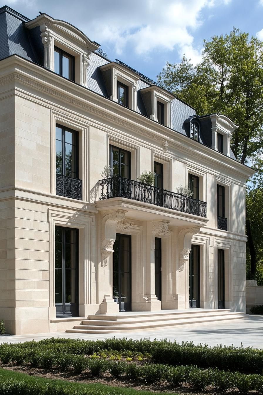 French Chateau With a Hidden Wine Cellar