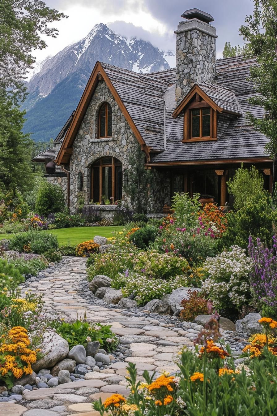Carved Stone Charm in Mountain Meadows