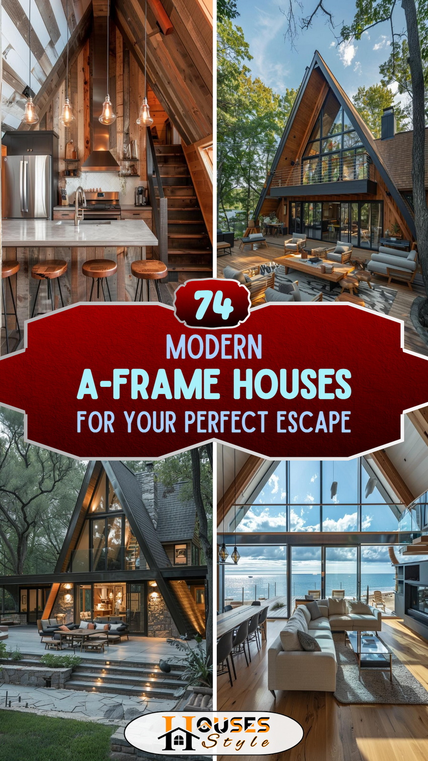 74 Modern A-Frame Houses for Your Perfect Escape
