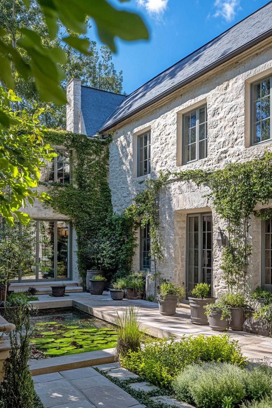 Natural Stone Combined With Smooth Stucco - photo 3