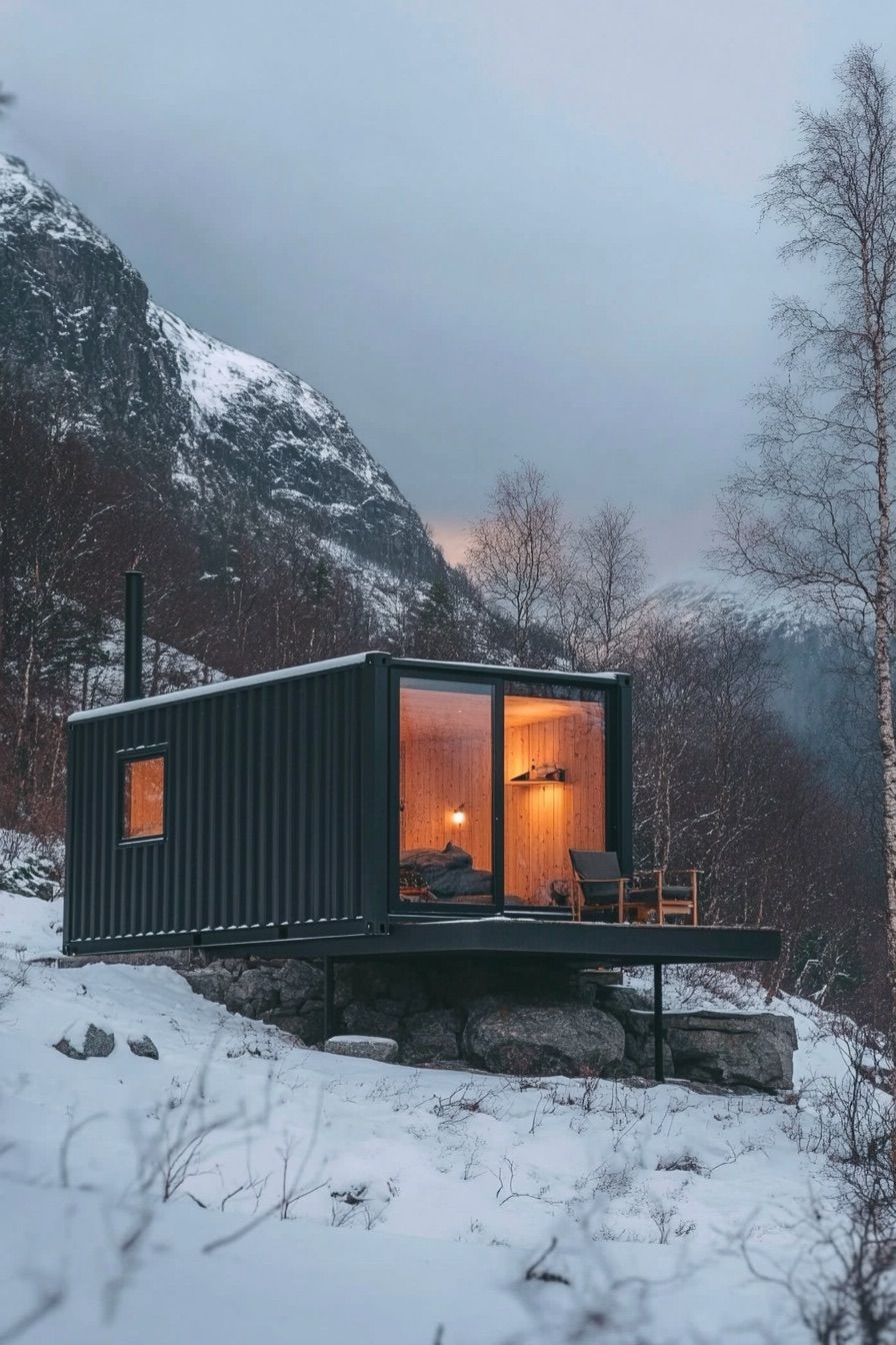 Modern Minimalist Container Cabin - photo 2