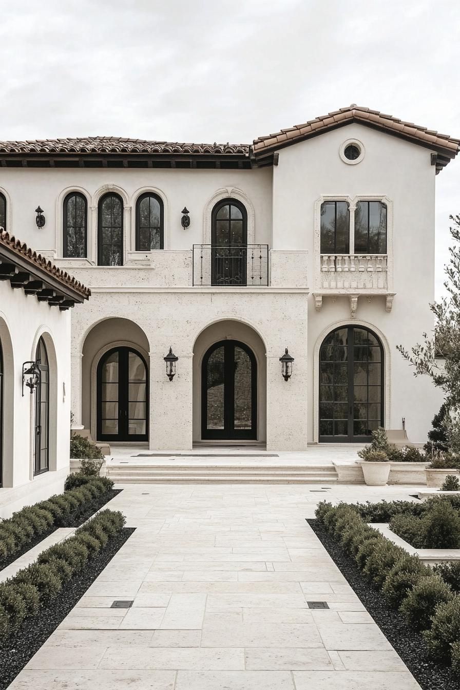Mediterranean Villa With Graceful Arches