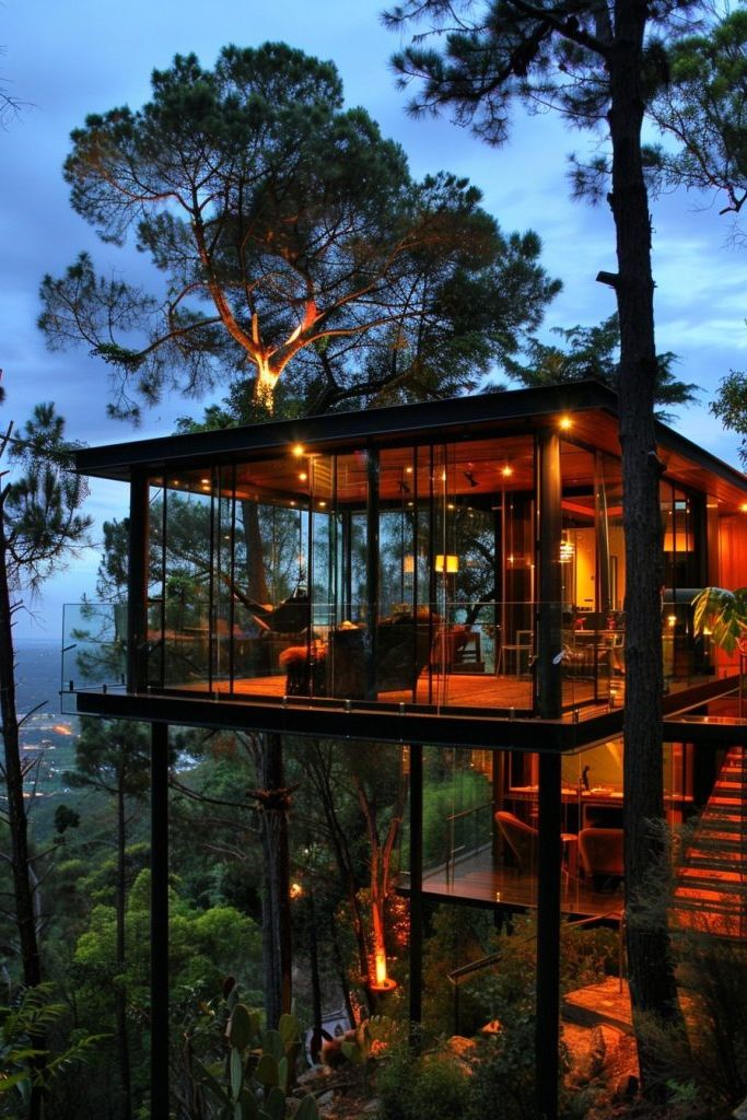 Glass-Walled Cabin With 360-Degree Views - photo 3