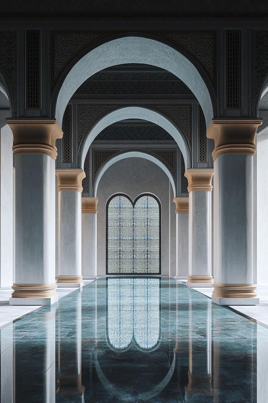 Moroccan Palace With Mosaic Tile and Arches - photo 2