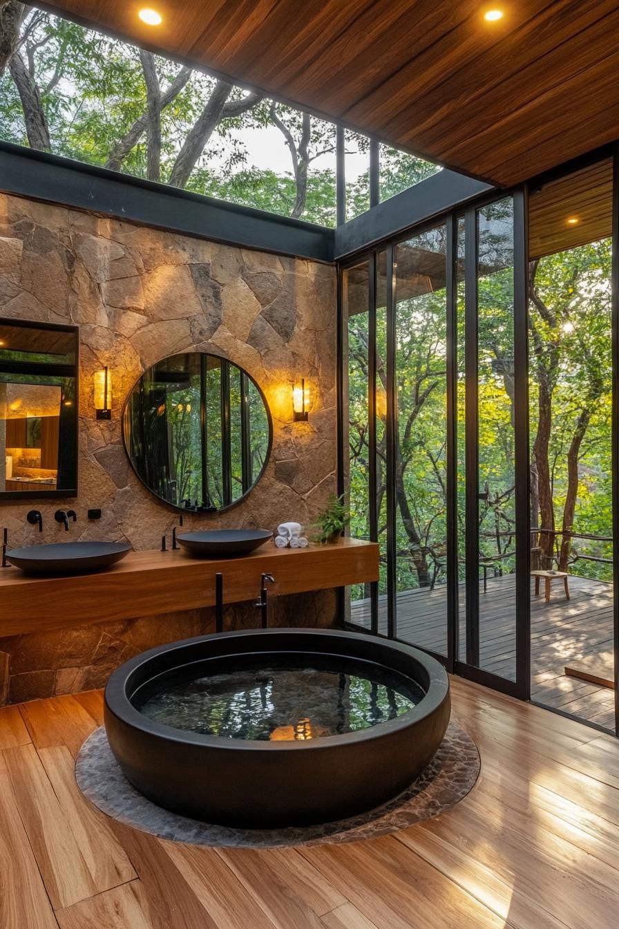 9. Nature-Inspired Modern Retreat