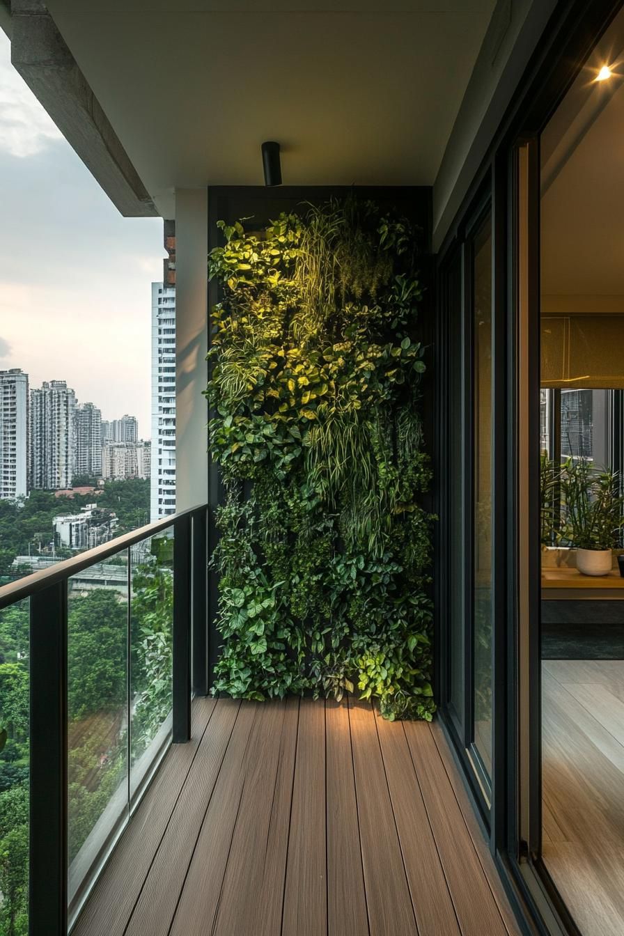Eco-friendly Balcony With Vertical Garden Walls - photo 4