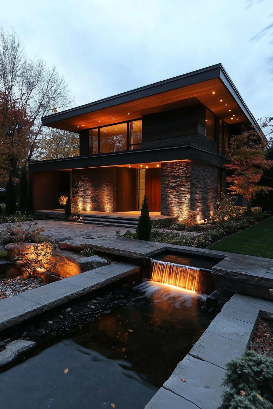 Floating Roof With Recessed Lighting - photo 4
