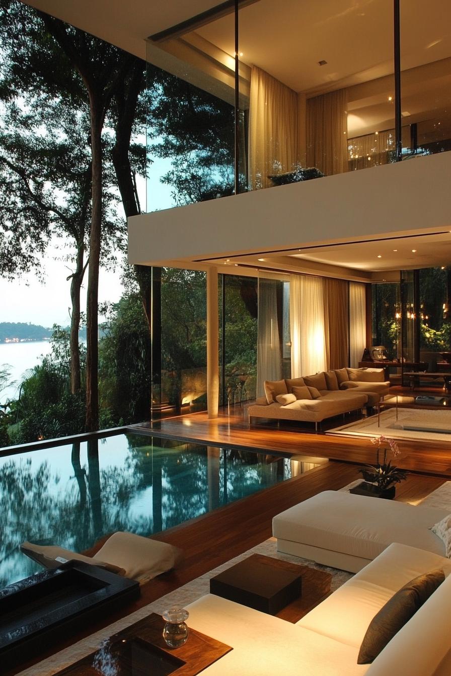 Poolside Sunken Living Room - photo 4