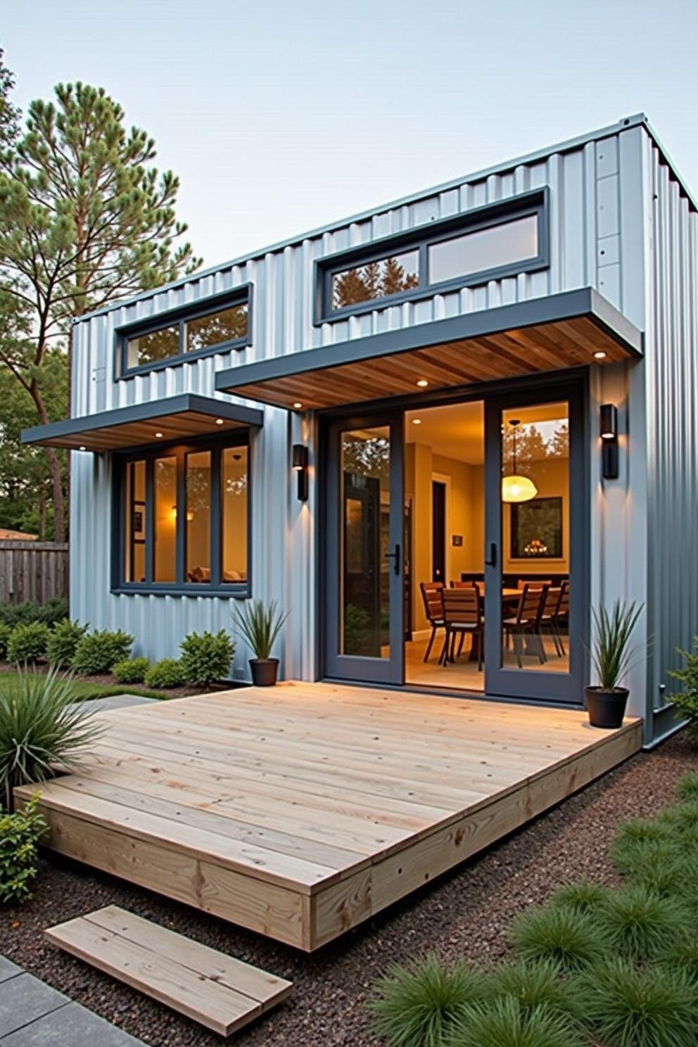 Compact Chic: Container Cabin Couture
