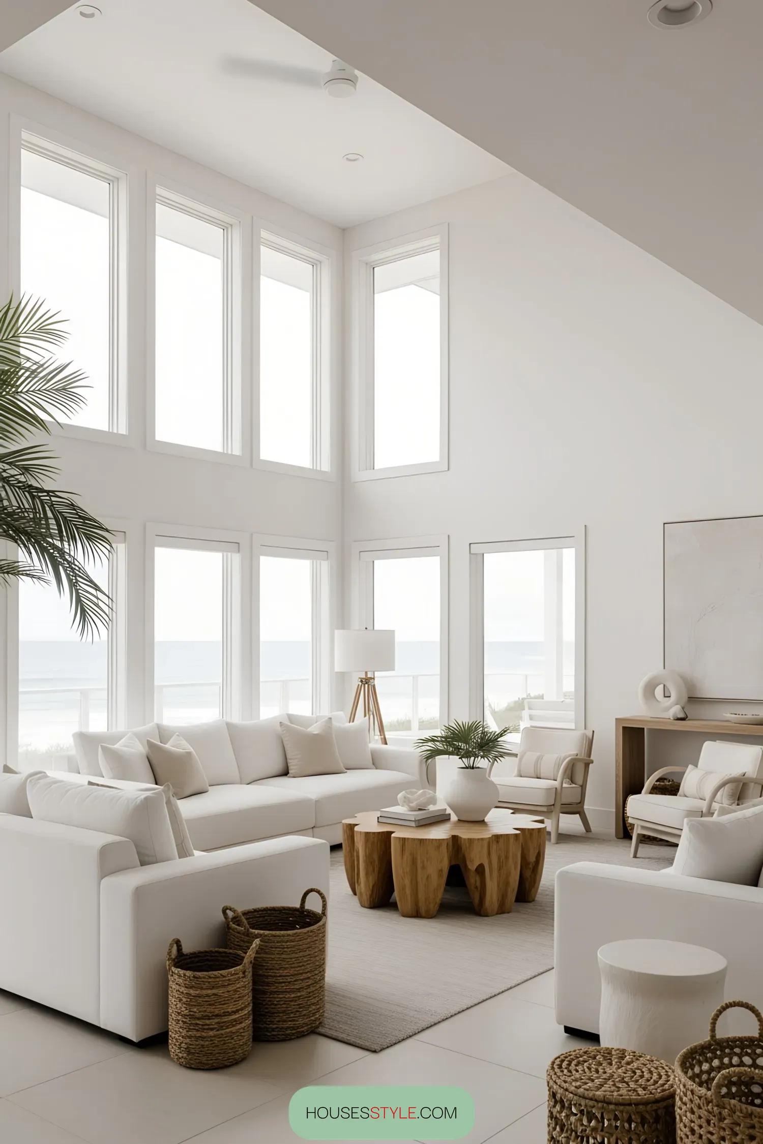 Oceanic Elegance: Sea Views Meet the Sofa