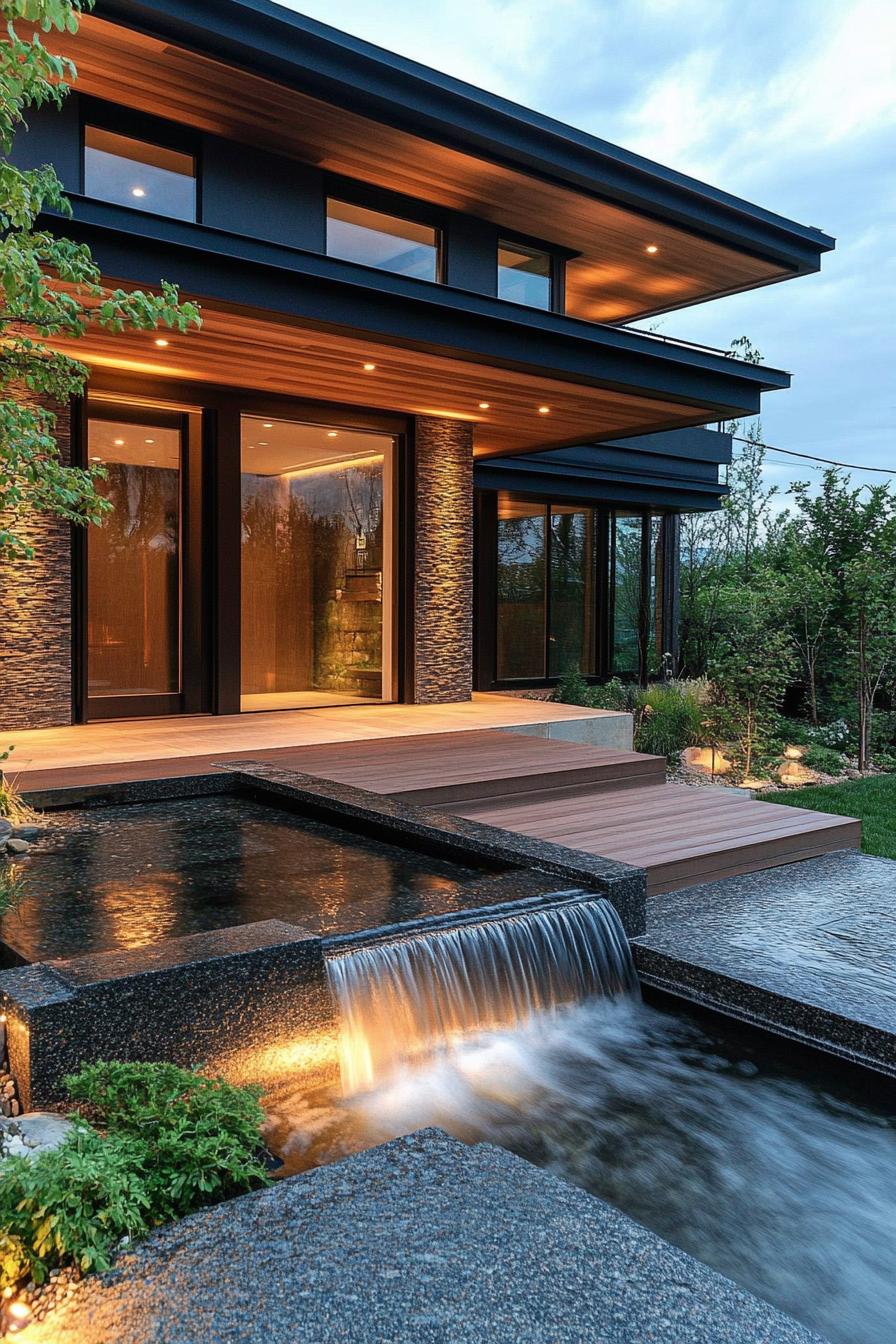Floating Roof With Recessed Lighting - photo 2