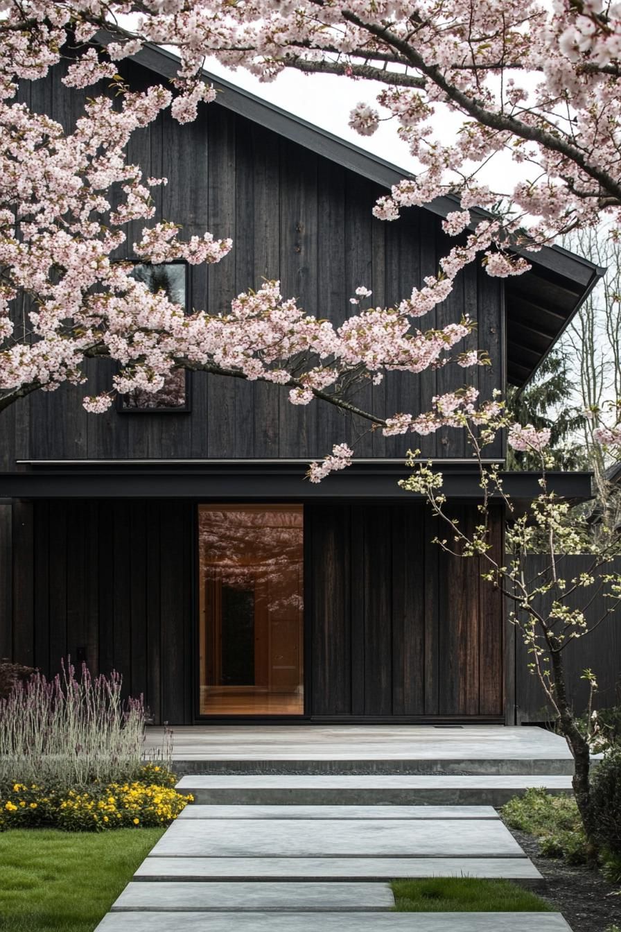 Shou Sugi Ban Siding on a Japanese-inspired Timber Frame - photo 4