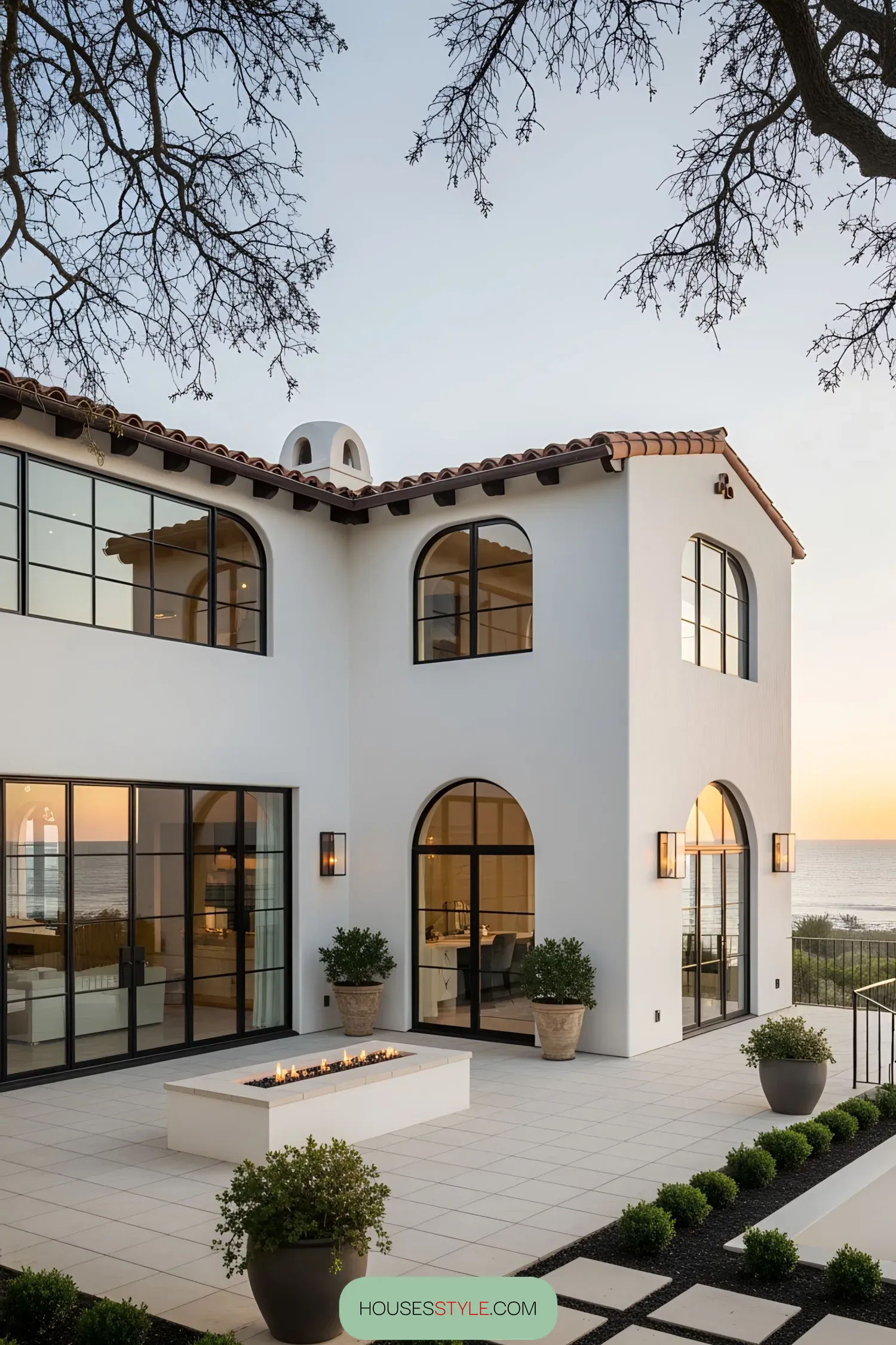 Seaside Spanish Home With Ocean Views