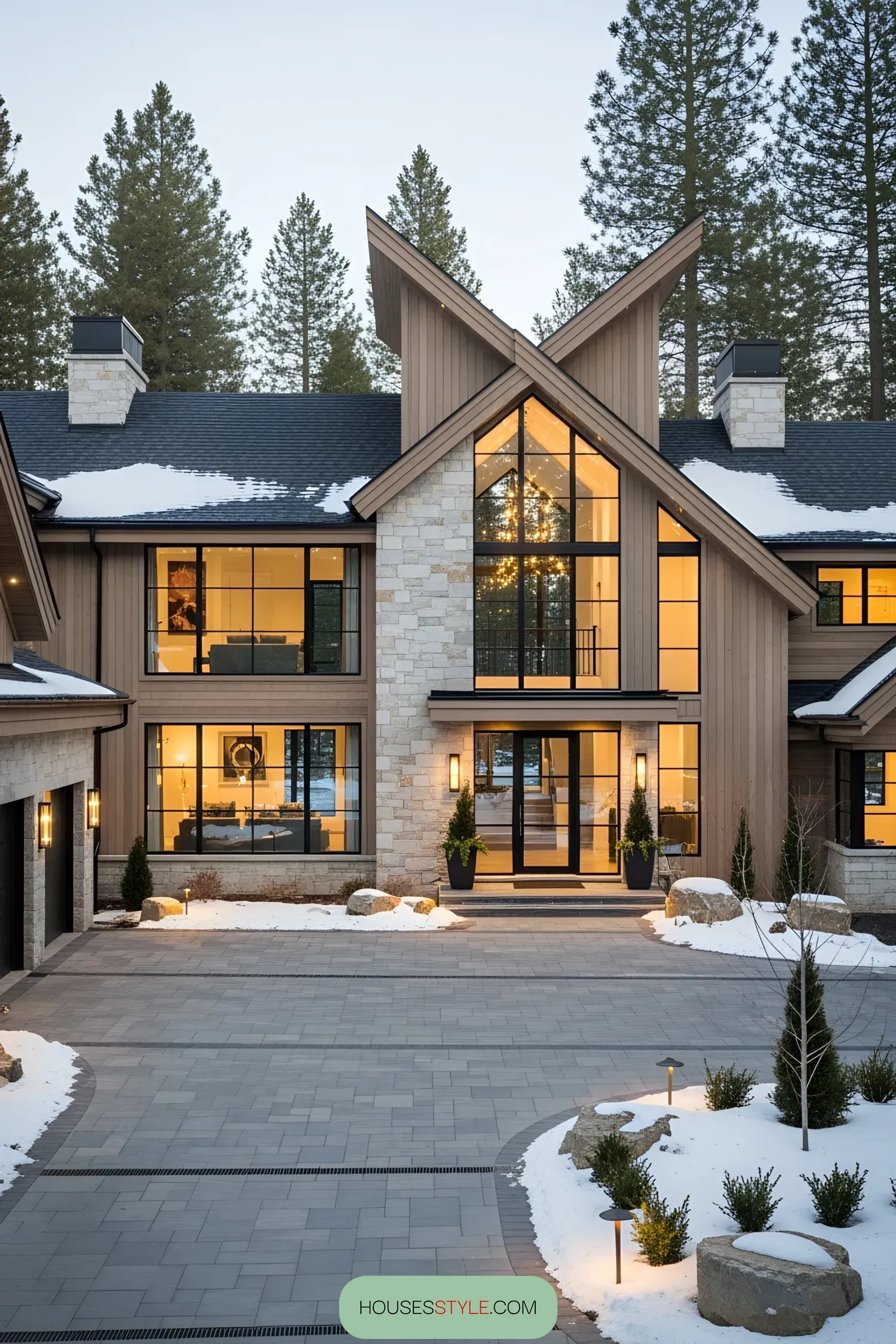 A Cozy Chalet in a Winter Wonderland